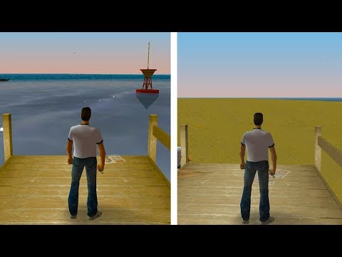GTA Vice City With NO WATER... What Does It Look Like?