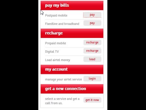 How to pay Airtel Postpaid Mobile Bill