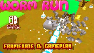 Worm Run - (Nintendo Switch) - Framerate & Gameplay screenshot 5