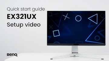 BenQ EX321UX monitor: Unboxing & quick start guide