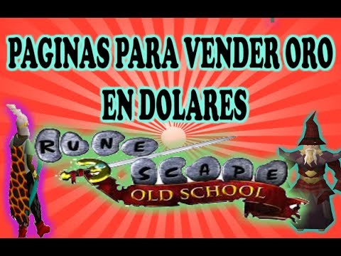 ✅PAGINAS Para VENDER ORO De RUNESCAPE VENEZUELA