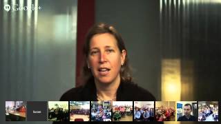 Google Susan Wojcicki chats with students