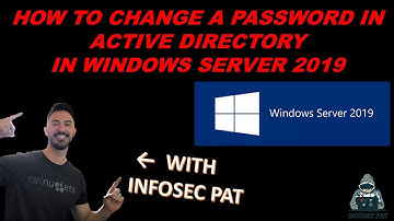 How to reset a user password in Active Directory in Windows Server 2019 - Video 2021 - WATCH NOW!