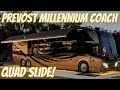 TOUR OF PREVOST MILLENNIUM QUAD SLIDE AT Riverlandings Motorcoach Resort