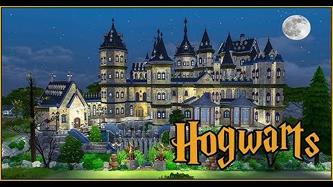 HOGWARTS CASTLE ⚡ 🧙‍♂️ Sims 4 Speed Build// NO CC