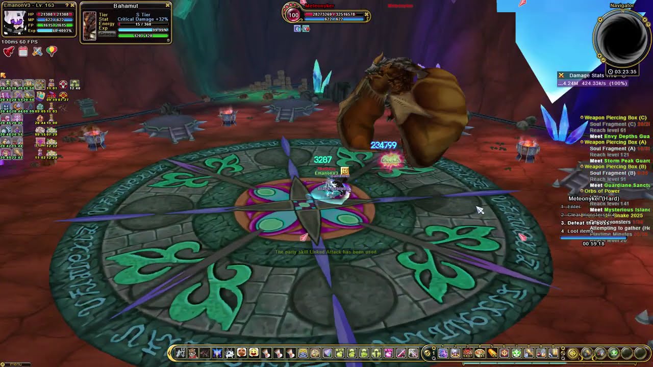 Flyff Universe: DPS Knight 1v1 Meteonyker (Hard)