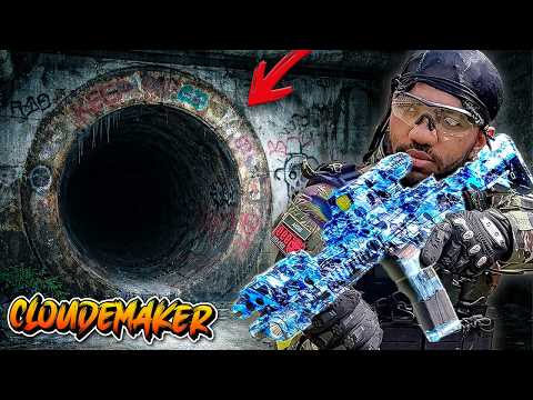 AIRSOFT in an Abandoned Gas Power Plant and this deep tunnel was...
