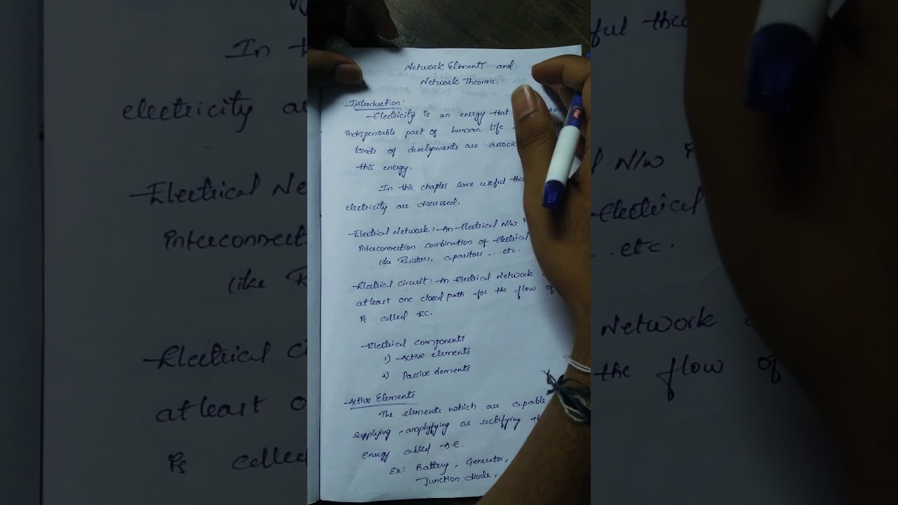 Network elements introduction