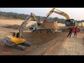 Incredible Safety Top Work Operator Dumper Truck Back Fail Heavy Help Volvo EC210Blc Komatsu PC