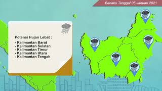 Prakiraan Cuaca Esok Hari, Selasa, 05 Januari 2021