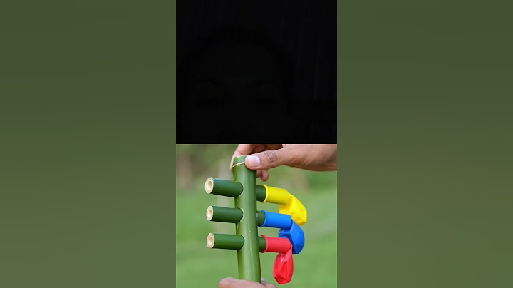 diy bamboo creations with three colour balloons   #hippocampus