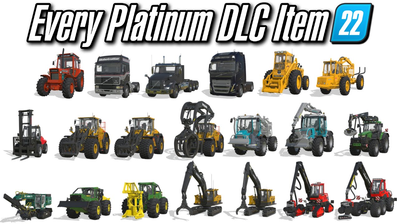 Everything In The Platinum DLC (Vehicles, Tools, Misc)
