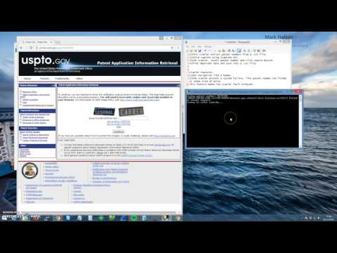 USPTO bot crawler using Selenium & Python