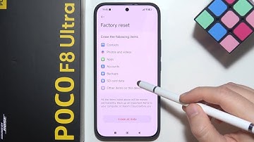 Poco F8 Ultra: How to Factory Reset?