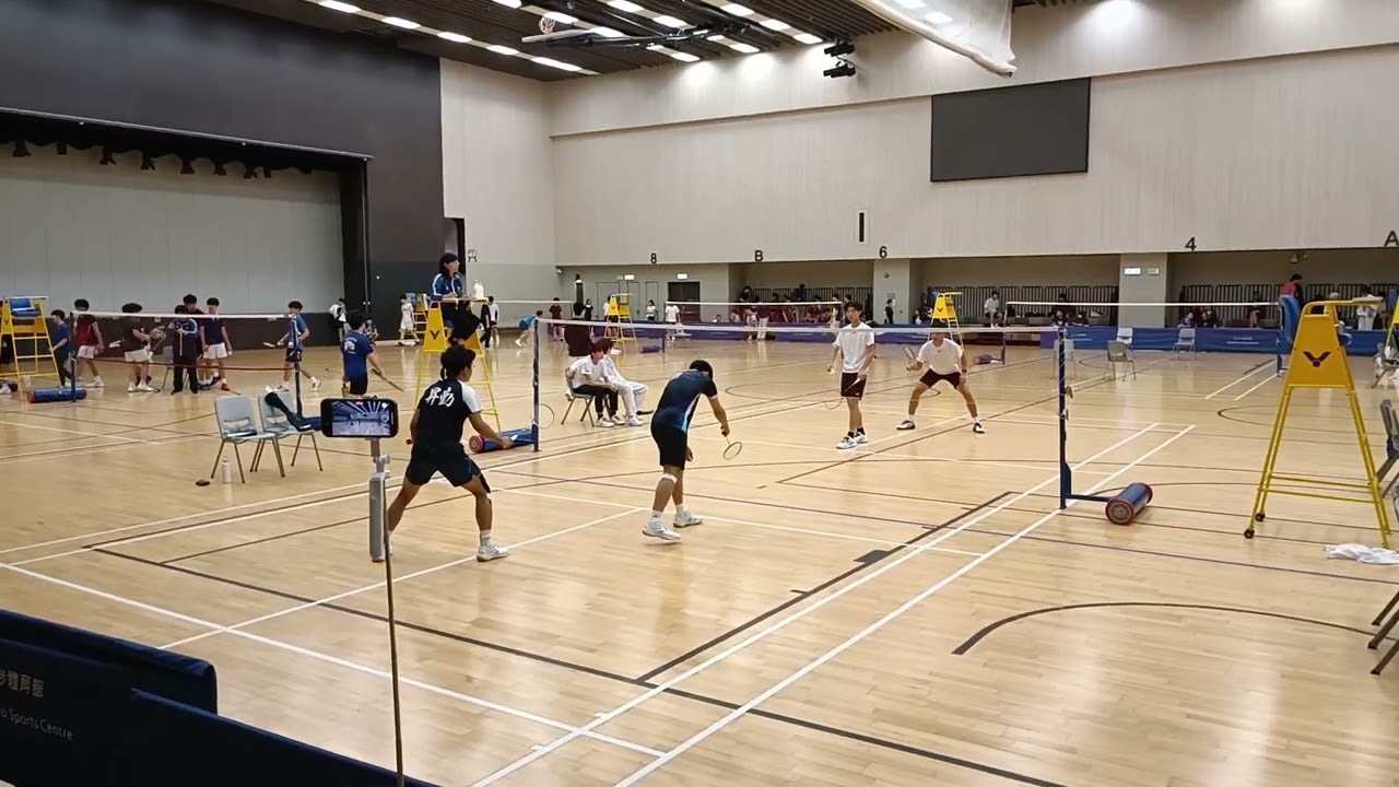 2025年8月4日2025全港青少年羽毛球錦標賽，男子雙打賽事。