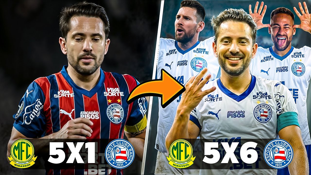 Contratei 1 CRAQUE até o BAHIA virar contra o MIRASSOL no BRASILEIRÃO 2025