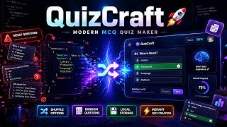 🚀 QuizCraft — The Smarter Way to Create MCQ Quizzes