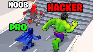 TRANSFORMATION DE SUPER HÉROS DE NOOB à PRO à HACKER !