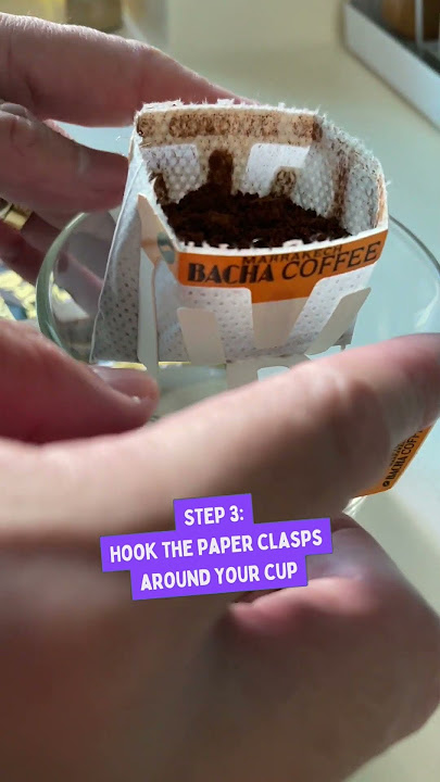 Master the Art of Coffee on the Go with Bacha Coffee Bags Quick and Easy Brewing Guide!