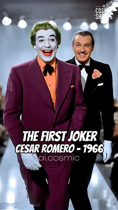 Joker Evolution: All Actors Through the Years! #jokershorts #batman #dc #thenandnow #actor