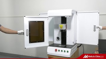 Introduction video of Newest Enclosed mini fiber laser marking machine