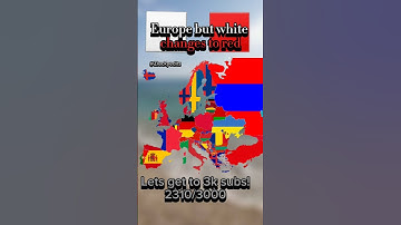 Europe but white changes to red #europe #flags #colours #mapper #mapping #fyp #maps #map #flag #edit
