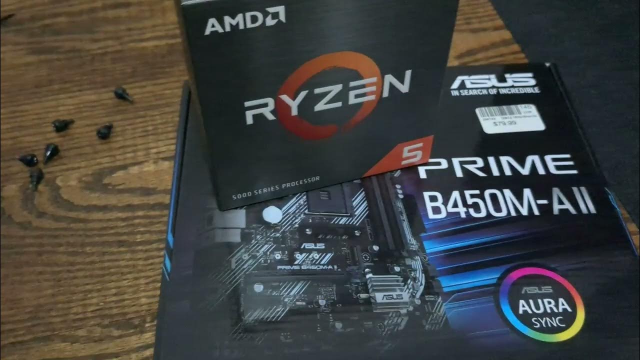 Asus prime b450m aii budget gaming motherboard for amd unboxing youtube