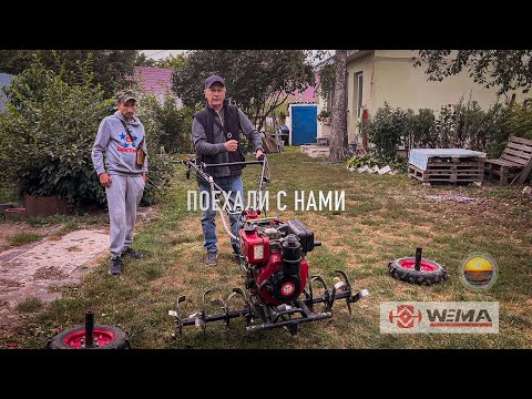 Фрезеровка Weima WM1100A-6 + разблокиратор полуосей. Посев горчицы.-4K