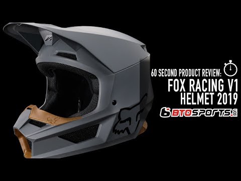 Fox Racing V1 Helmet 2019 | 60 Second Product Review