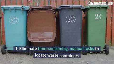 Waste container tracking | Streamline complex logistics