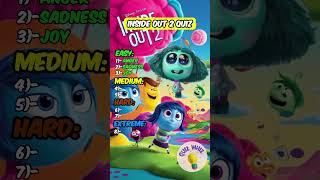 Only an Inside out 2 lover can guess all these Emotions!🤯 #shorts #quiz #trivia