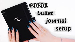 My 2020 Bullet Journal/Planner Set Up + January Spreads!