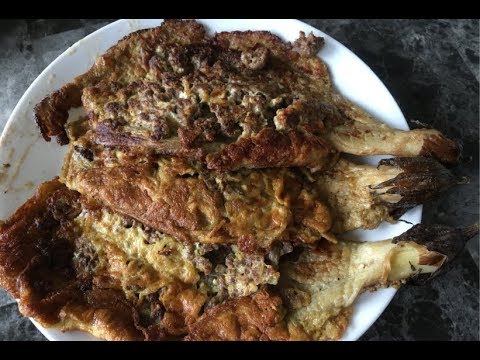 How To Cook Filipino Style Tortang Talong Or Egg Plant With Ground Beef