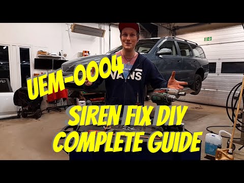 UEM-0004 Repair! Volvo Alarm Siren V70/S60/S80/XC90/XC90