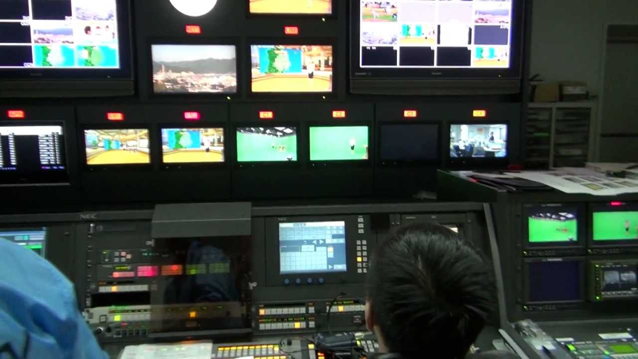 [HD]IAT岩手朝日テレビ 副調整室（サブ） - YouTube