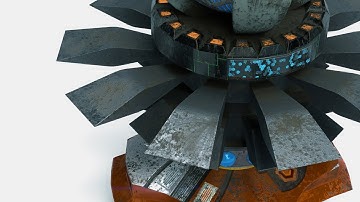 Futuristic Sci-Fi Mechanical ai robot