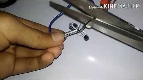 Wire cut alarm system with using BC547