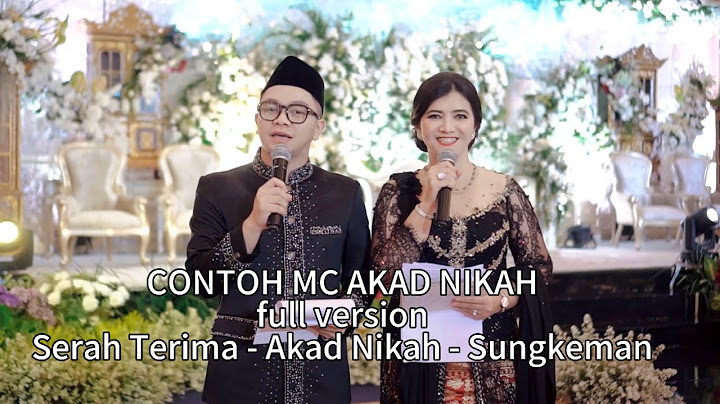 CONTOH MC AKAD NIKAH FULL VERSION | by Bovit Halim dan Mona Melinda