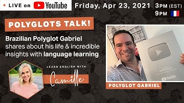 POLYGLOT TALK! with Brazilian Polyglot Gabriel - Get Language Learning Tips!