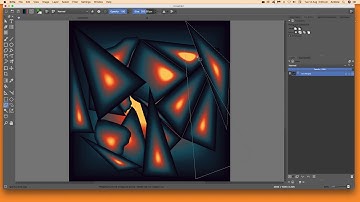 Krita Tutorial : Create Abstract Gradient Background How To | Graphicxtras