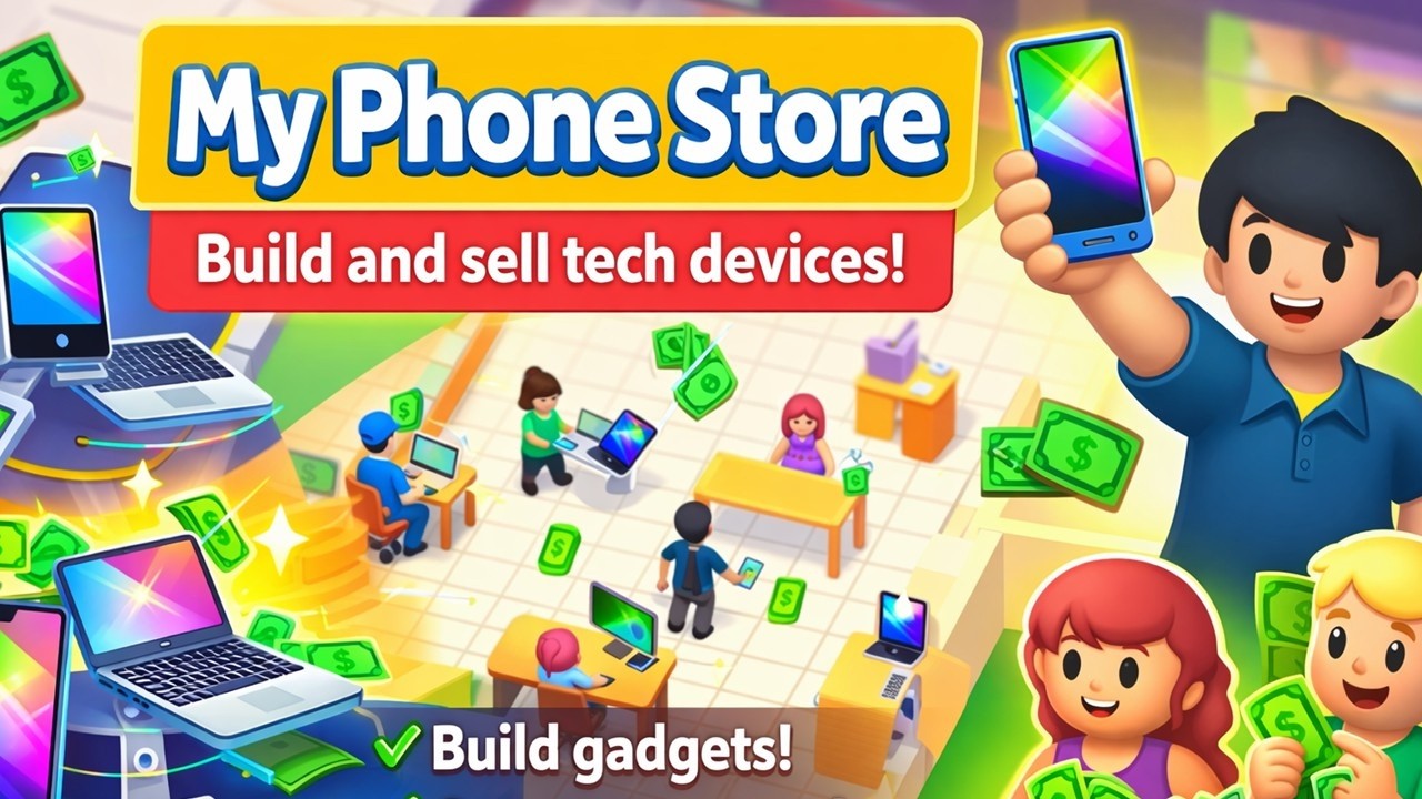 My Phone Store Gameplay 4K | Build & Sell Smartphones 🏪📱 | Business Simulator Game #simulation