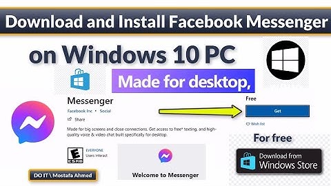 How to Download and Install Facebook Messenger App on Windows 10 PC