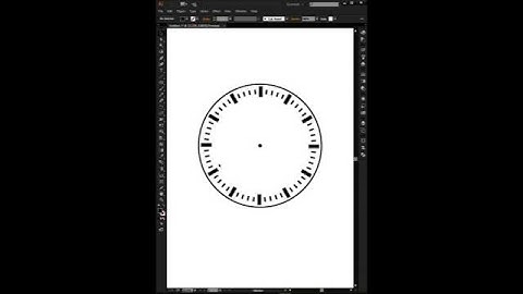 Adobe Illustrator 2025 - How to Use Rotate Tool and Make Watch