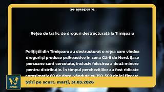 Știri pe scurt, Marți, 31 martie, ora 17:00