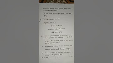 #B.com.(2nd year) semester 4th 2023 ka Examination Question paper Fundamantals of Entrepreneurship