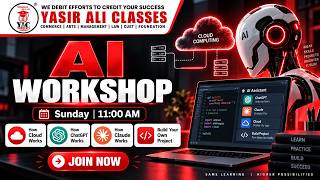 Free AI Workshop | ChatGPT | Claude | Learn AI Tools | Yasir Ali Classes #ai #chatgpt #claude screenshot 1
