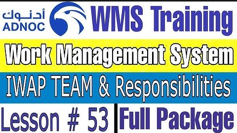 IWAP Team Members and Responsibilities | Lecture # 53