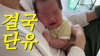 vlog 젖양 부족으로 단유결정.. ‍ 근데 벌써 분태기가?!   ⎮ 육아기록, 일상기록