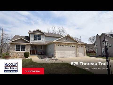 875 Thoreau Trail, Valparaiso, IN home video tour