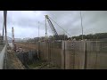 September Time Lapse of the McAlpine Locks and Dam Miter Gate Replacement Project